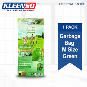 Everday S25 Lemongrass/Lavender Oxo-Biodegradable Garbage Bag S size - Green/Purple