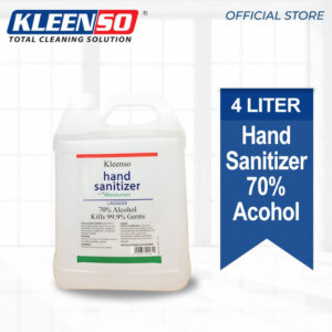 Kleenso Hand Sanitizer 70% alcohol (4 Liter)