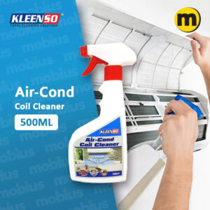 KLEENSO AirCond Coil Cleaner 500ML Water Based Just Spray and Wipe to remove oil and dust from the aircon aluminium coil