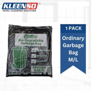 Kleenso Ordinary Garbage Bag M/L Size - Black