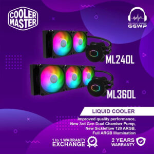 Cooler Master MasterLiquid ML360L ML240L ARGB V2 CPU Liquid Cooler
