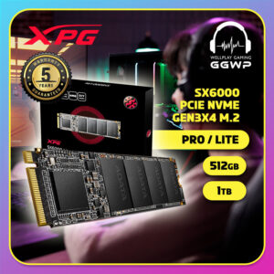 Adata SSD XPG SX6000 Lite SX6000 Pro XPG SSD 1TB PCIe NVMe Gen3x4 M.2 Internal SSD Solid State Drive