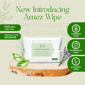 Amez Care Feminine Intimate Gentle Antibacterial Wipes 10pcs/pack