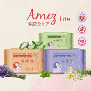 Amez Lite Sanitary Pads Day Use / Night Use / Pantyliner Affordable Thin Tuala Wanita Sanitari Anti Bacteria 日用 夜用卫生巾 护垫