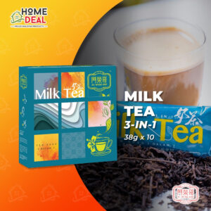 Ah Weng Koh Milk Tea 3in1 380g / Teh Susu 3 in 1 / Boxes / Tea / Halal / Smooth / Hainan Tea